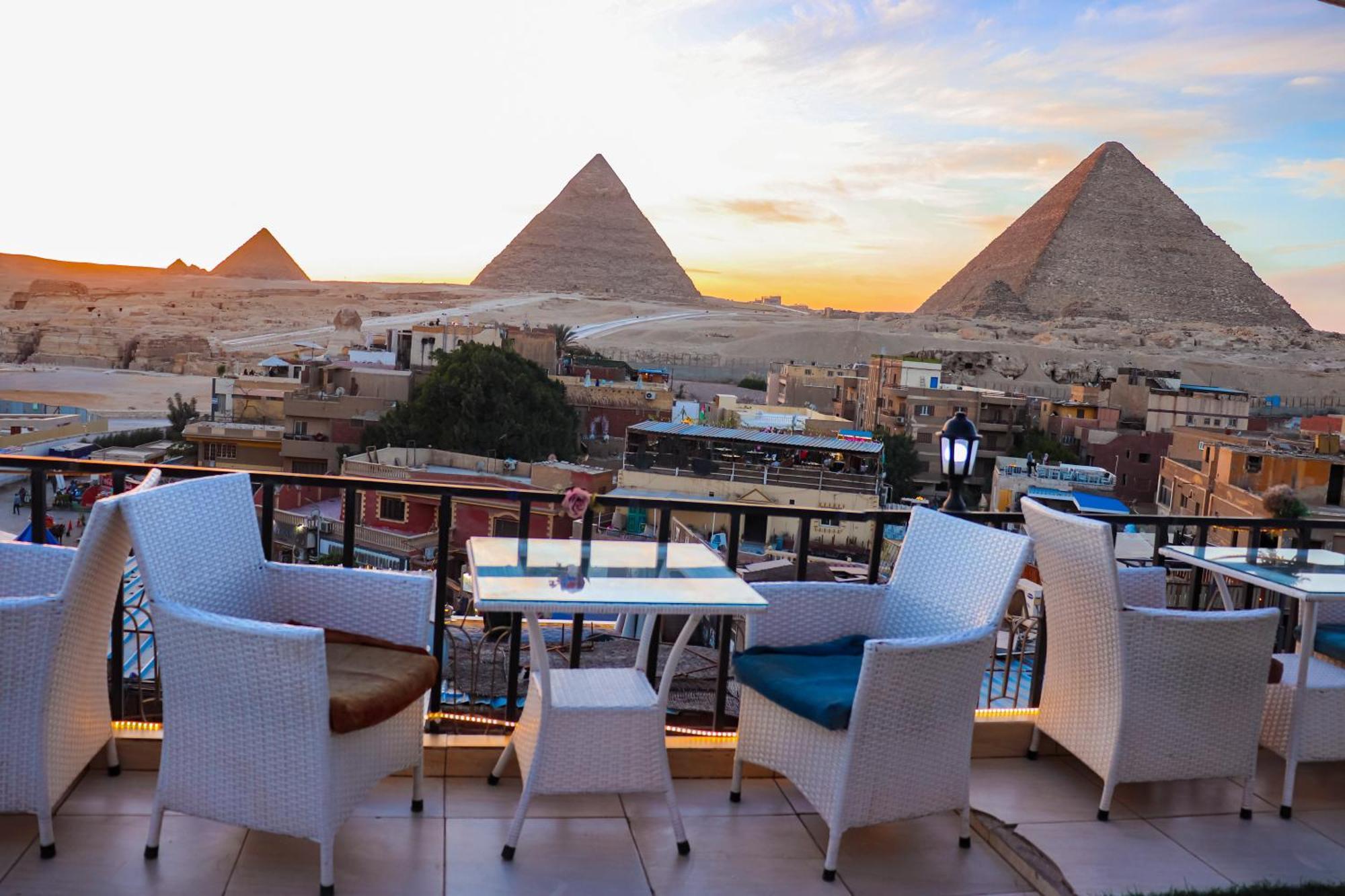 Golden Pyramids Inn Kafrat al Jabal Ngoại thất bức ảnh